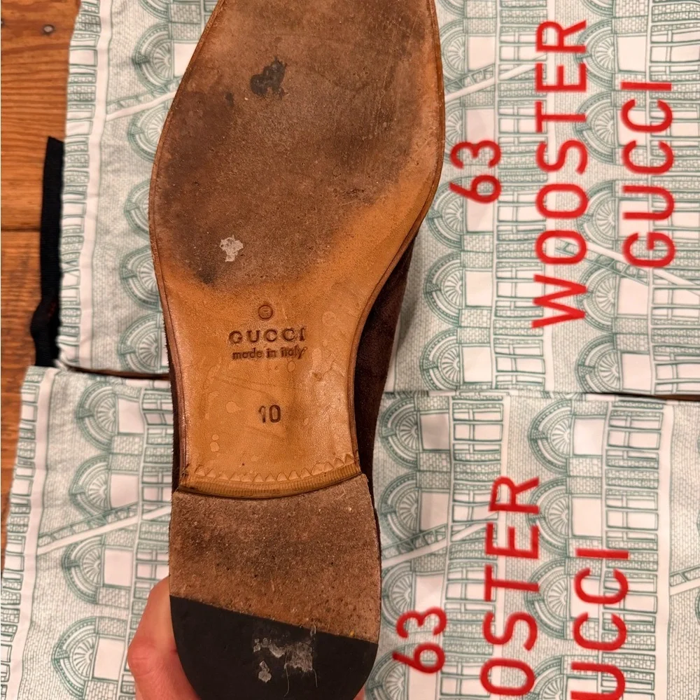 Genuine Men’s Suede Gucci Loafers